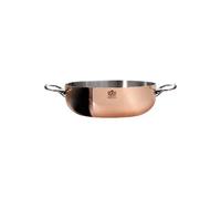SAUTOIR BOMBE CUIVRE PRIMA MATERA INDUCTION Ø +COUVERCLE 28CM