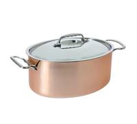 DE BUYER -6426.30 -cocotte ovale cuivrinox couve 30cm 6.5l