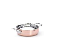 DE BUYER -6441.20 -sautoir cuivre-inox a couv. ø 20cm | en Fonte d'Inox
