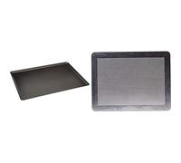 DE BUYER -7368.40 -plaque alu perforee plate 40x30cm & 8161.40 -plaque patissiere choc alu. 40x30cm