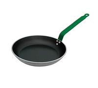 De Buyer - 8060.28 - Poêle ronde anti-adhésive choc - queue feuillard verte - Diamètre 28