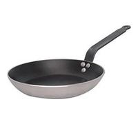 De buyer 8180.28 'choc' poêle ronde antiadhésive - queue feuillard rivetée - aluminium revêtu - diamètre 28 cm G