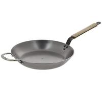 De Buyer Poêle à frire MINERAL B 32 cm, manche en bois