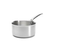De Buyer - Casserole en inox 3 couches ALCHIMY - 24 cm - Fabriquée en France, Maîtrise de la Cuisson, Inox 18/10, Tous Feux + Four, Finition Poli Brossé