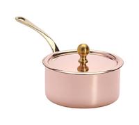 De Buyer MINI-CASSEROLE À MANCHE AVEC COUVERCLE Ø 9 CM INOCUIVRE