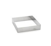 De Buyer – Cercle à entremets carré en inox 20 x 20 x 4,5 cm