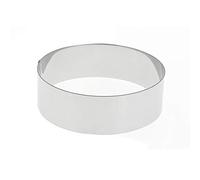 Cercle à pâtisserie, mousse & entremets rond en inox ø 8 cm hauteur 4,5 cm