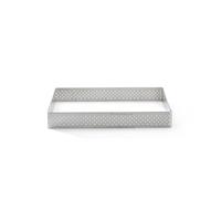Carré à tarte Inox perforé de BUYER H 2 cm 8 x 8 cm SC