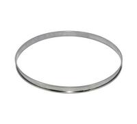 DE BUYER Cercle à tarte - Inox - Ø 30 x H 2 cm - Tous feux dont induction