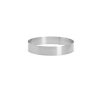 DE BUYER Cercle à tarte inox perforé VALRHONA Ht 4,5cm