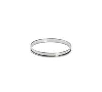 De Buyer – Cercle à tarte Inox Ø 16 x H 2 cm – Bord roulé – Tous feux dont induction