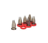 De Buyer - Coffret GEO : 6 douilles en tritan avec support - 16,5 x 8,5 x 7 cm -, Noir