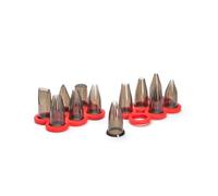 De Buyer - Coffret MIX : 12 douilles en tritan avec support - 16,5 x 8,5 x 7 cm -, Noir