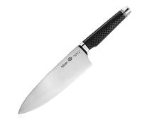 De Buyer - Couteau de Chef français FK2 en acier inoxydable - Longueur 21 cm -, Noir