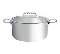 De Buyer Marmite Affinity 24 cm Inox avec couvercle 5,4 L