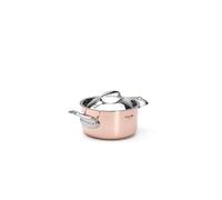 De Buyer - Faitout avec couvercle en cuivre PRIMA MATERA - Diamètre 16 cm