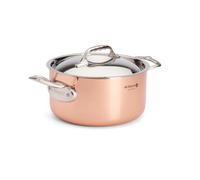 De Buyer - Faitout avec couvercle en cuivre PRIMA MATERA - Diamètre 20 cm