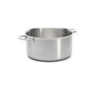 De Buyer Casserole sans couvercle Alchimy en acier inoxydable Ø28 cm