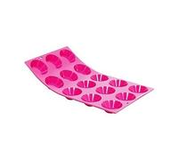 De Buyer-Fauchon-1950.10-Moul ' Flex ROSE "Fauchon" 15 Mini-Tartelettes s/Plaque - silicone