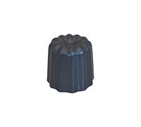 De Buyer - Lot de 4 moules à Canelés Bordelais en acier antiadhésif - Diamètre 5,5 cm -, Noir
