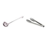 DE BUYER - Louche INOX Extra-Forte ø 08 cm & 4788.24N - Pince cafet./viennoiseries PM 24cminox - 1 pièce - Argenté - Acier Inoxydable