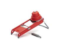 De Buyer - Mandoline SWING PLUS rouge - 44,5 x 19,5 x 15 cm - | Fabriquée en France, Hauteur Réglable, Sécurité Totale pour une Découpe Précise de Rondelles, Juliennes et autres