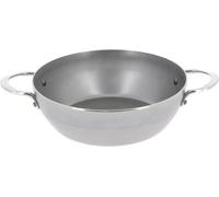 MINERAL Sauteuse Paysanne Bombée à bord haut en tôle d´acier cire d´abeille de BUYER 2 anses D 32 cm
