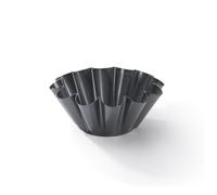 De Buyer - Moule à brioche en acier antiadhésif - Diamètre 22 cm, 12 côtés -, Noir