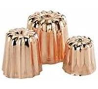 Moule à cannelé 3,5 cm, cuivre, de Buyer
