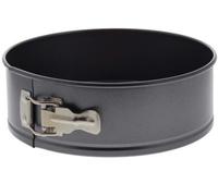 De Buyer - Moule à manqué démontable en acier antiadhésif - Diamètre 20 cm, hauteur 6,5 cm -, Noir