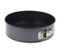 De Buyer - Moule à manqué démontable en acier antiadhésif - Diamètre 24 cm, hauteur 6,7 cm -, Noir