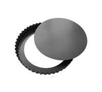 Moule à tarte cannelée droite démontable en acier antiadhésif ø 24 cm
