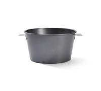De Buyer - Moule haut à charlotte en acier antiadhésif - Diamètre 18 cm, hauteur 10 cm -, Noir