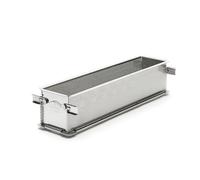 DE BUYER - Moule rectangulaire GEOFORME dépliable - 24 x 5 x 6 cm | à charnières en inox perforé
