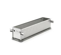 DE BUYER - Moule rectangulaire GEOFORME dépliable - 35 x 7 x 7,5 cm | à charnières en inox perforé
