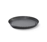 De Buyer Moule rond spécial tarte aux fruits Acier antiadhésif 28 cm Noir