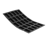 DE BUYER Moule souple à mini financiers - 25 emplacements - Sillicone - Noir