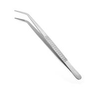 DE BUYER - Pince embout coudé en inox de présentation - 35 cm -