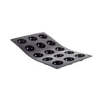 DE BUYER - Plaque de 15 mini demi-sphères MOUL'FLEX en silicone | 17,5 x 30 cm, diamètre 4 cm