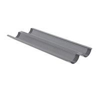 Plaque de 2 baguettes en acier antiadhésif