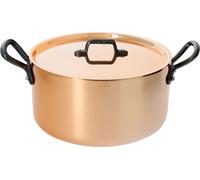 De Buyer POÊLE À BRIRE AVEC COUVERCLE CUIVRE 20CM