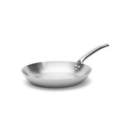 De Buyer - Poêle à frire en inox 3 couches ALCHIMY - 32 cm - Fabriquée en France, Maîtrise de la Cuisson, Inox 18/10, Tous Feux + Four, Finition Poli Brossé