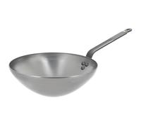 De Buyer poêle à wok Mineral W 40 cm acier argent