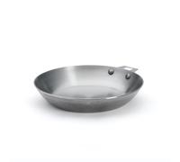 De Buyer - Poêle amovible en tôle d'acier MINERAL B - Diamètre 24 cm -, Gris
