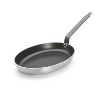 De Buyer - Poêle ovale antiadhésive CHOC en aluminium - 40 x 28 cm -, Gris
