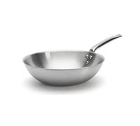 De Buyer – Poêle Wok Alchimy 3608.28 – 28 cm – Acier inoxydable