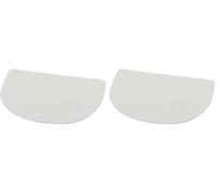 De Buyer - Raclette coupe pâte ronde en polyéthylène - 15 x 11 cm -, Blanc (Lot de 2)