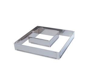 DE BUYER RAHMEN AUSDEHNBAR EDELSTAHL 30x30x5 bis 57x57
