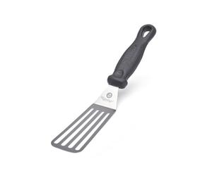 De Buyer - Spatule de Service Ajourée Coudée en acier inoxydable FKOfficium | 16 x 5 cm