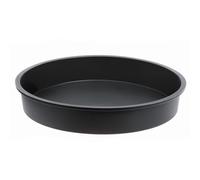 De Buyer - Tourtière ronde à bord lisse MOUL'FLEX en silicone - Diamètre 24 cm -, Noir